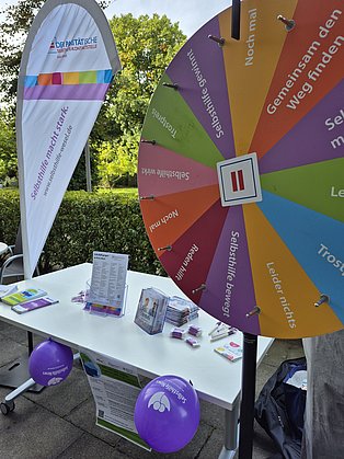 Stand auf dem Seniorentag Moers