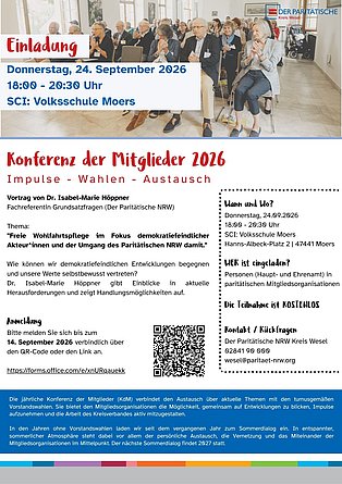 Einladung der Veranstaltung