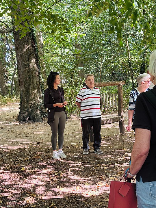 Steffi Grootens beim Vortrag