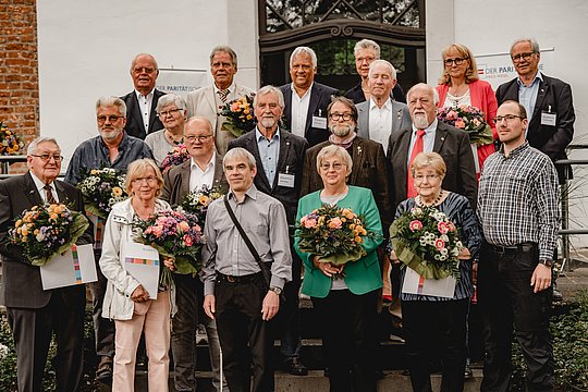 Gruppenfot der Geehrten