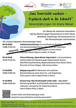Übersicht Veranstaltungen