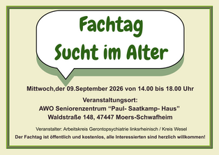 Fachtag Sucht im Alter
